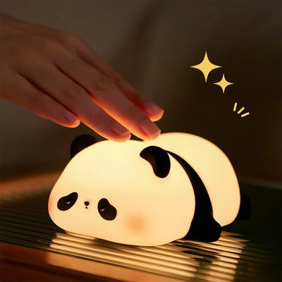 Cute Rechargeable Sleeping Panda Night lamp Light
